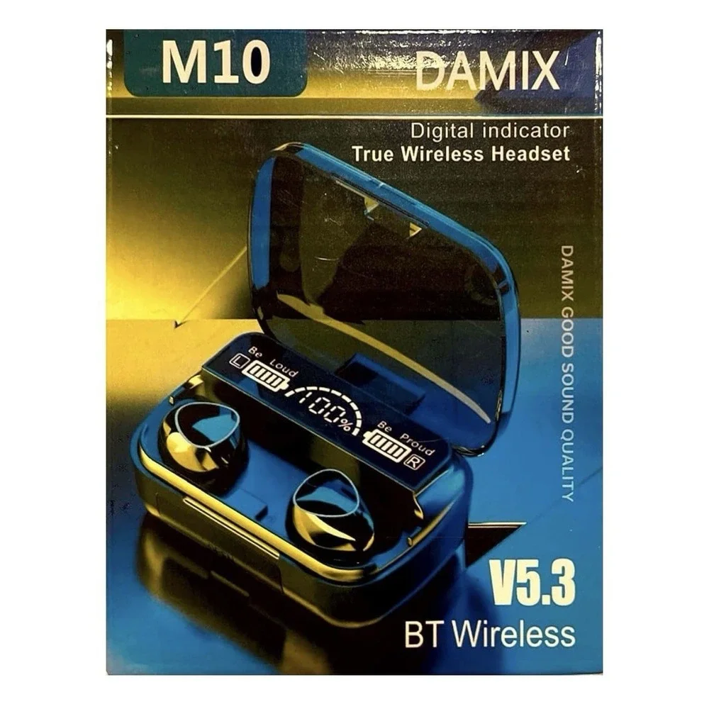 Damix Wireless Bluetooth Earbuds with Microphone, Noise Cancelling